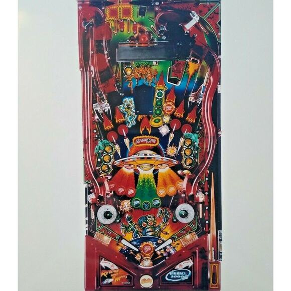 Revenge From Mars Pinball 2000 Photo Original NOS Promo Only Artwork #4 - Picture 1 of 4
